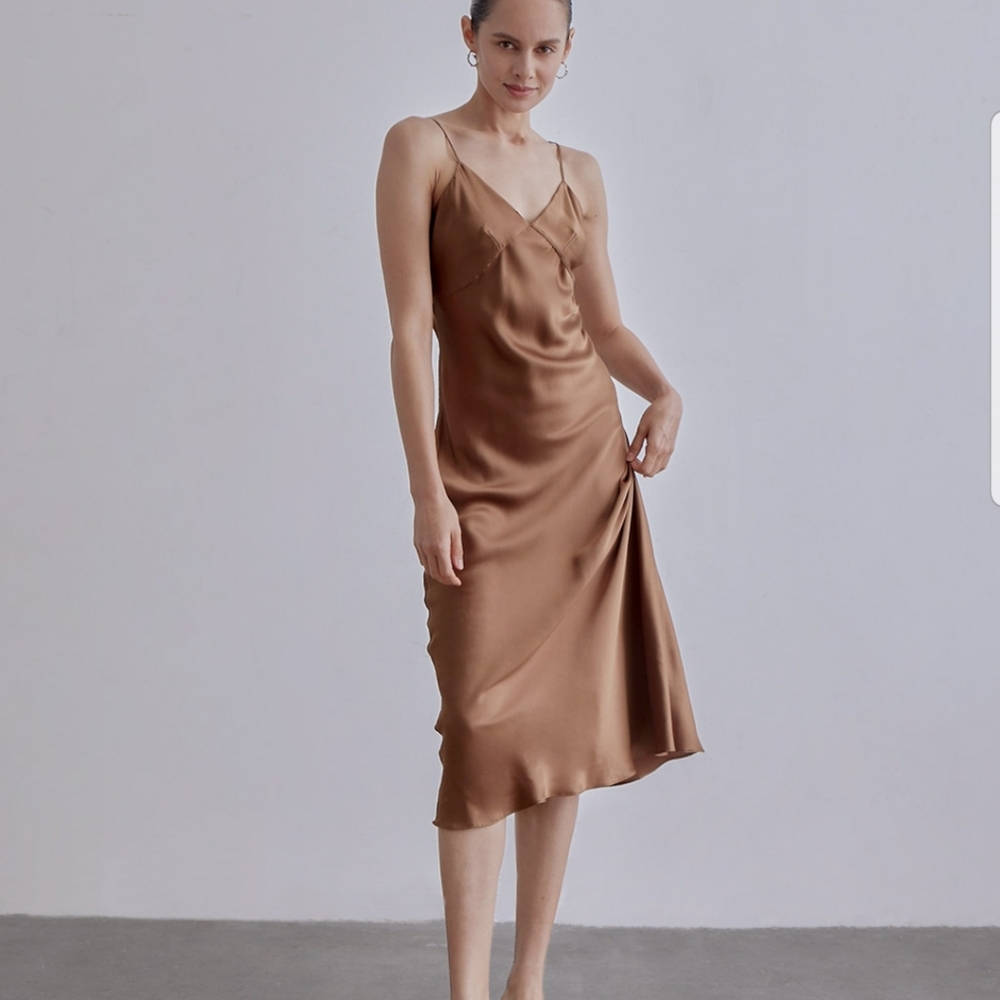 Silk Maison 100% Mulberry Silk Slip Dress